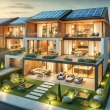 a luxurious multigenerational villa with modern architecture separate living quarters and eco friendly elements 100x100px